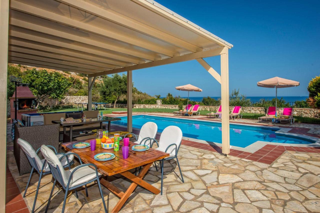 Villa Skala Seaview By Villa Plus Spathíon エクステリア 写真
