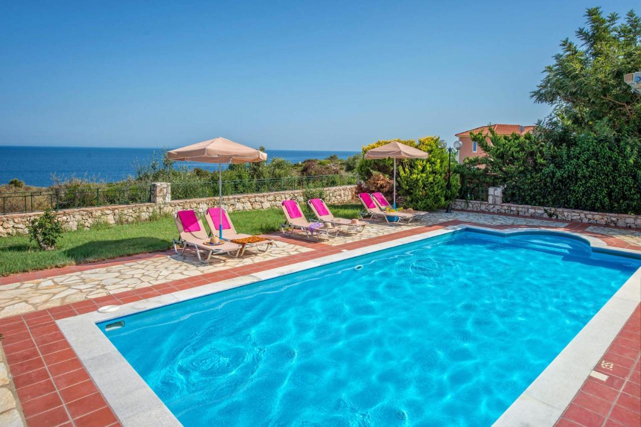 Villa Skala Seaview By Villa Plus Spathíon エクステリア 写真