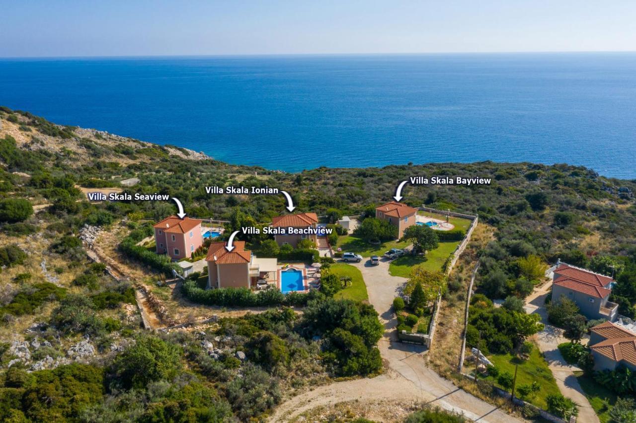Villa Skala Seaview By Villa Plus Spathíon エクステリア 写真